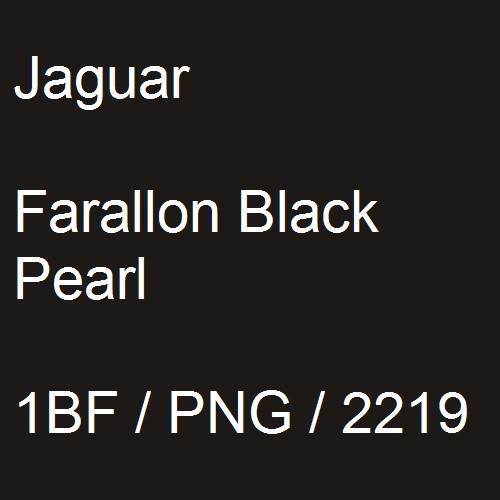 Jaguar, Farallon Black Pearl, 1BF / PNG / 2219.